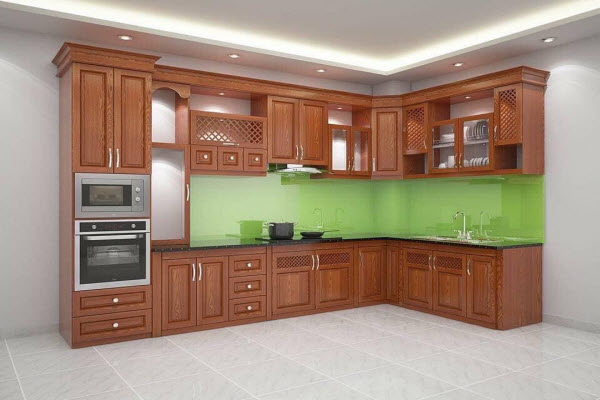Ảnh của Tủ bếp gỗ xoan đào X32