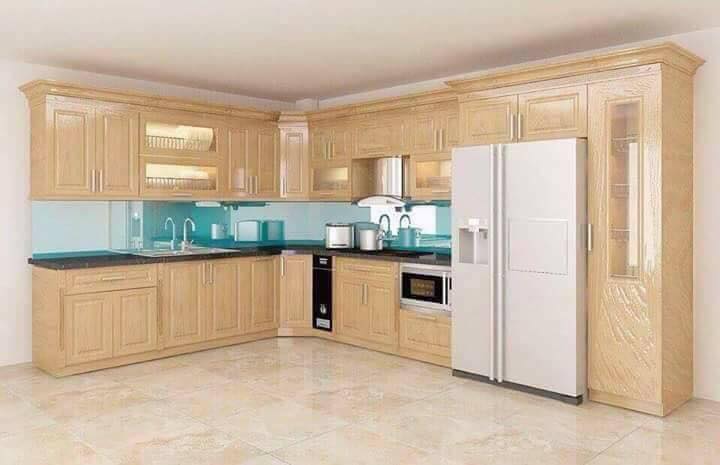 Ảnh của Tủ bếp gỗ sồi Mỹ S12
