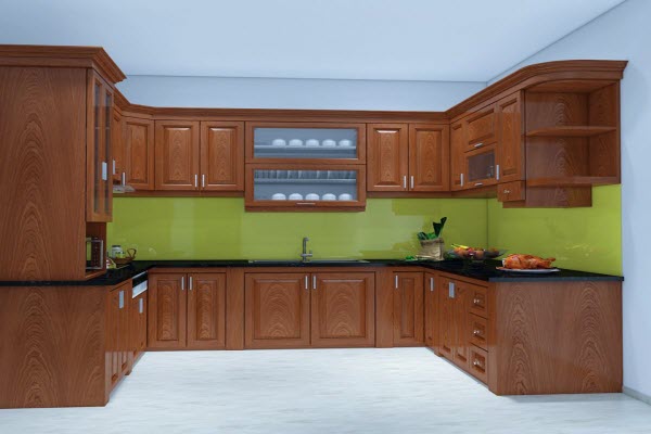 Ảnh của Tủ bếp gỗ xoan đào X13
