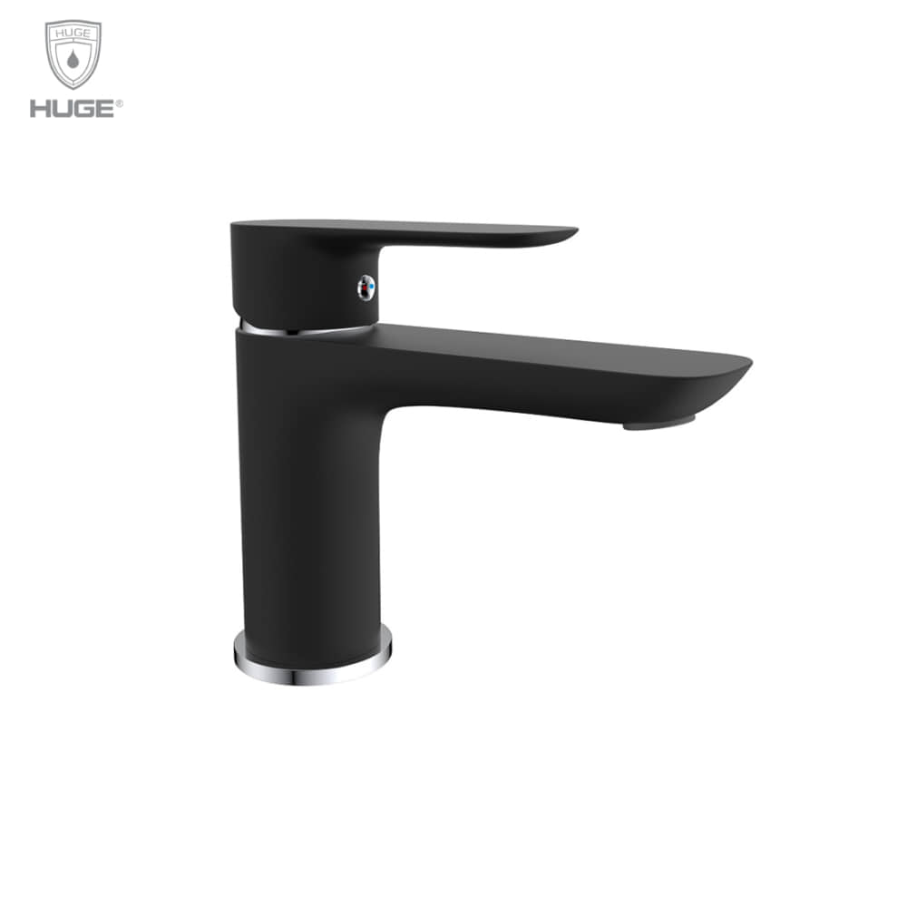 Vòi lavabo Allen black Huge (H-6200VB)