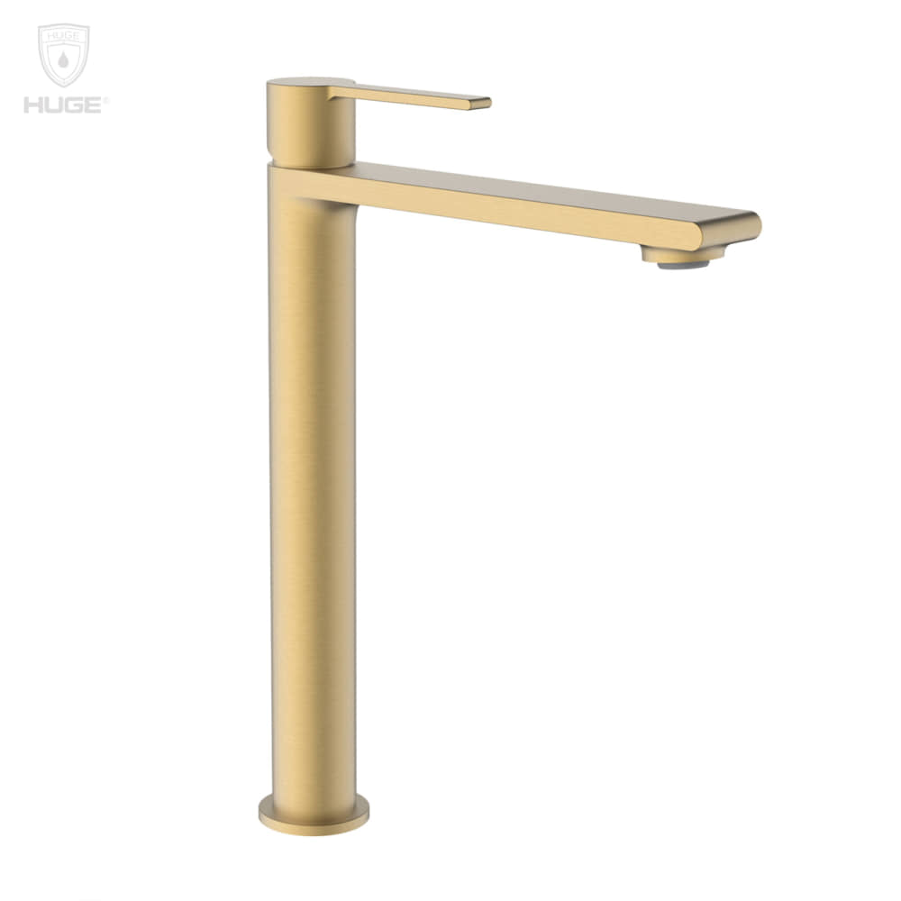 Vòi rửa lavabo Elegant(Brush Gold) Huge H-8600AG