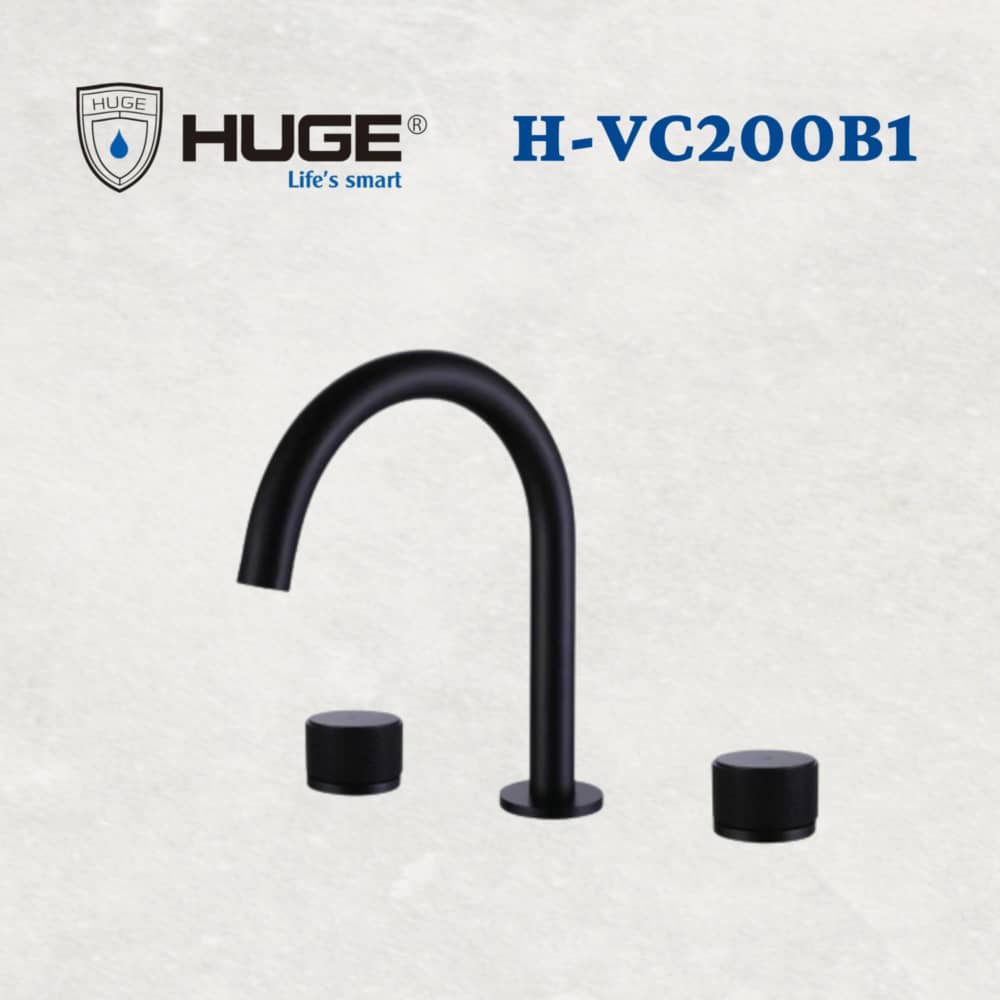 Vòi lavabo âm tường Huge H-VC200B1