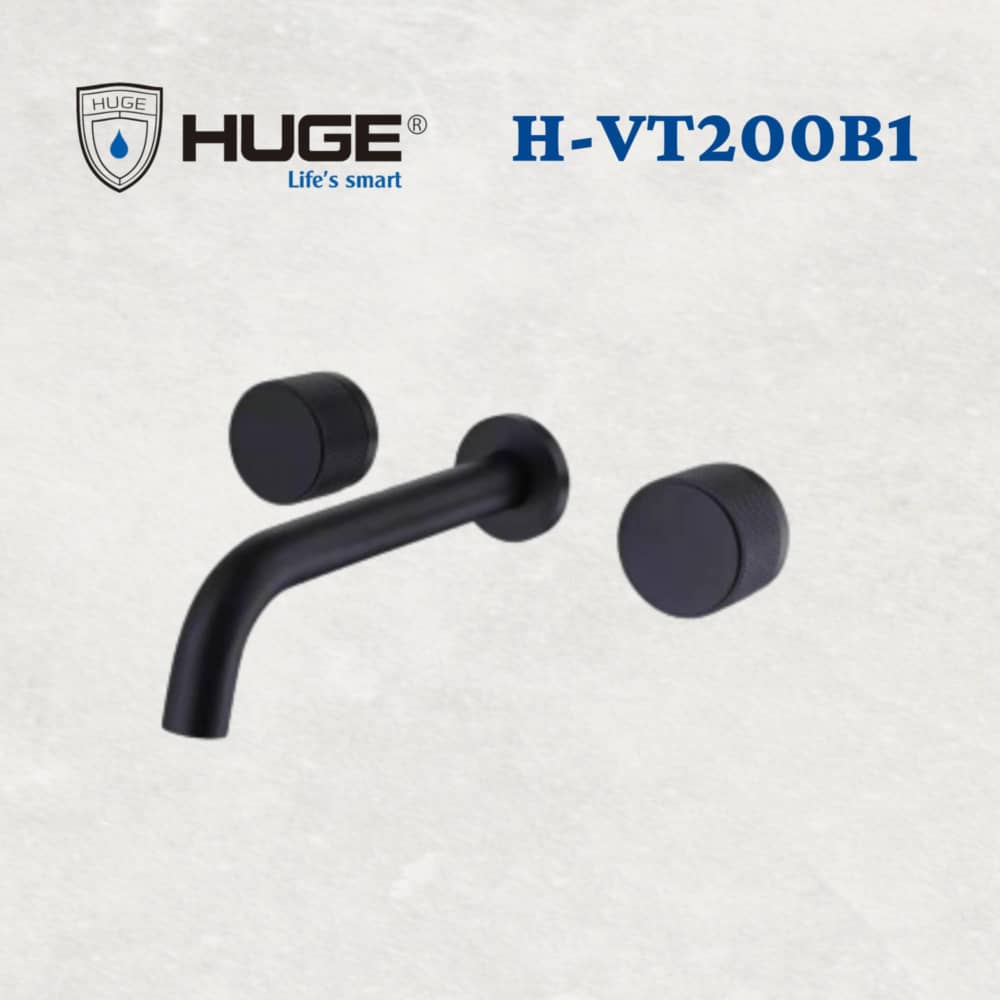 Vòi lavabo âm tường Huge H-VT200B1