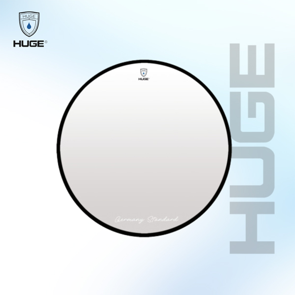Gương tròn Huge H-GK01B khung đen