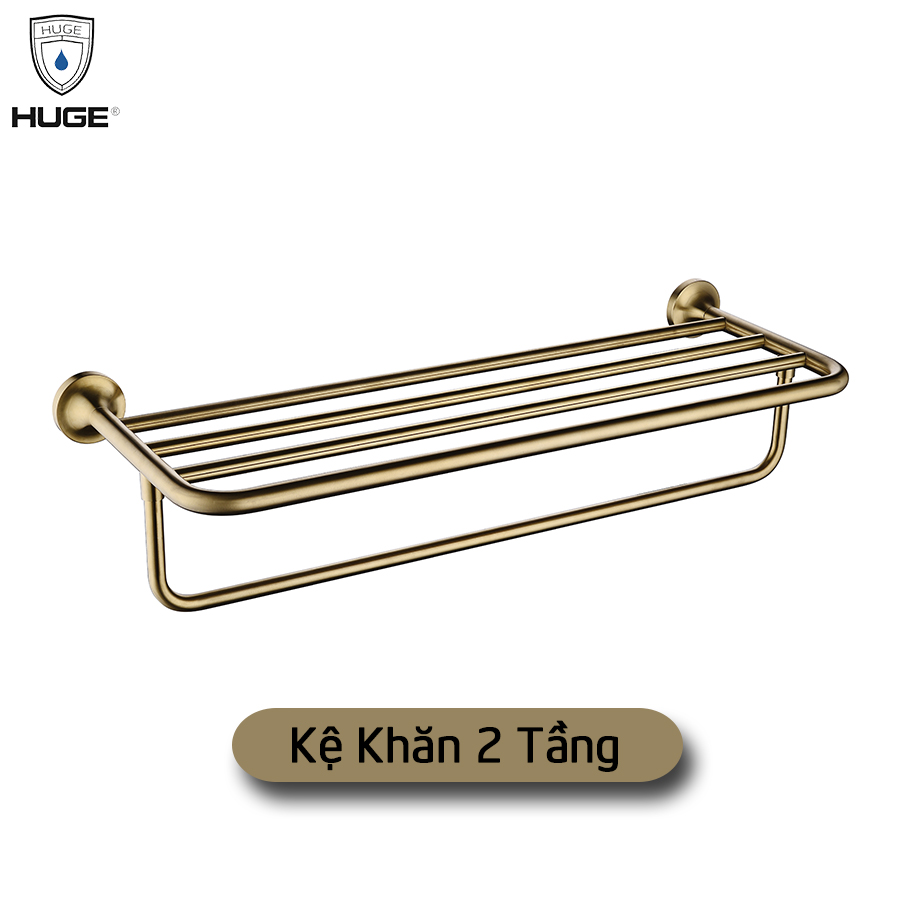 Kệ khăn 2 tầng Pamele gold Huge H-B1839G