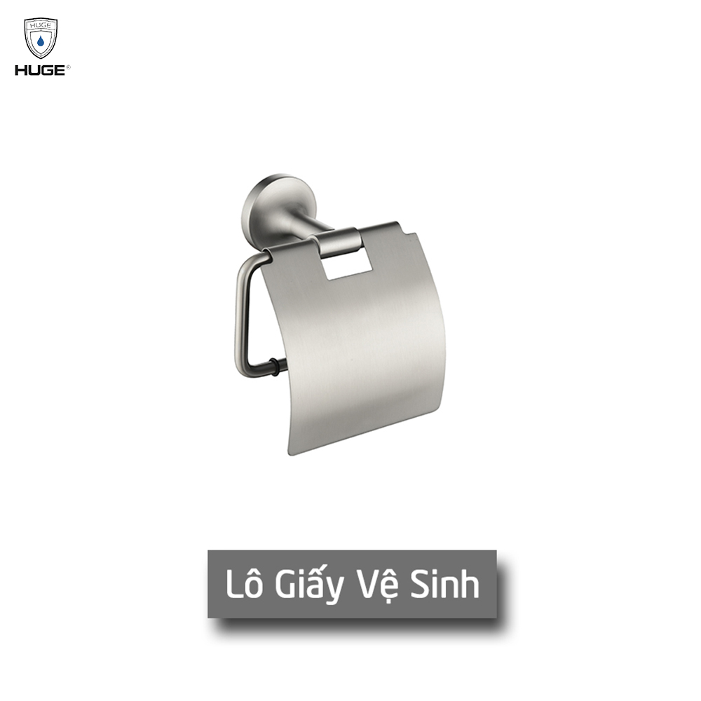 Lô giấy vệ sinh Pamela metal grey Huge H-B1039M