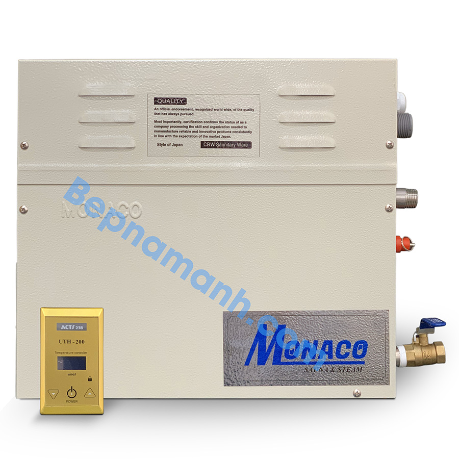 Máy Xông Hơi Ướt Monaco MC90 (9kW) Điện Tử