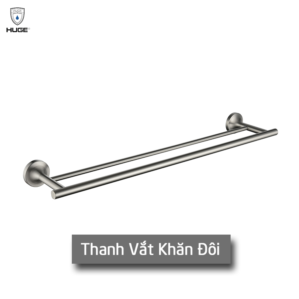 Thanh vắt khăn đôi Pamela metal grey Huge H-B1739AM