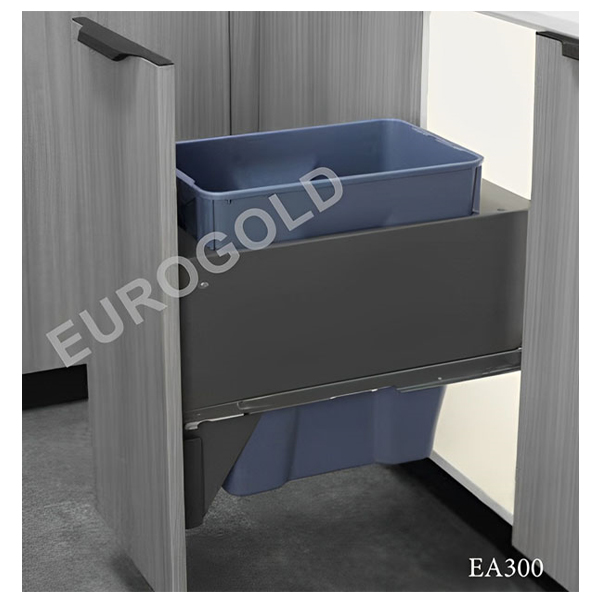 Thùng rác âm tủ giảm chấn cao cấp Eurogold EA300