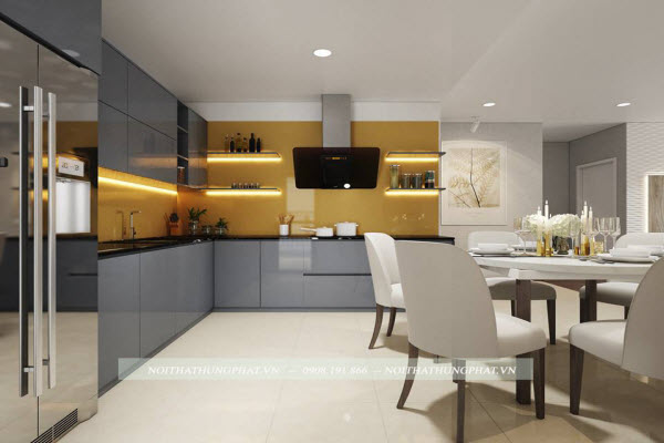Tủ bếp Acrylic B13