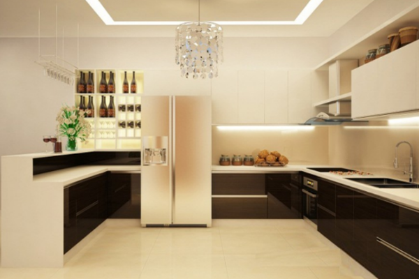 Ảnh của Tủ bếp Acrylic hình chữ U