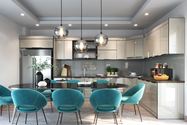 Ảnh của Tủ bếp inox cánh kính 20