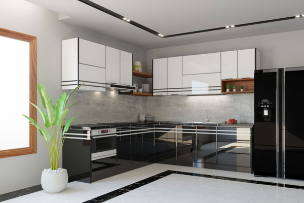 Ảnh của Tủ bếp inox cánh kính 23
