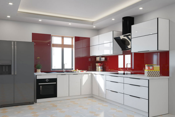Ảnh của Tủ bếp inox cánh kính 26