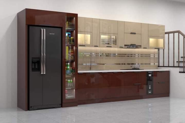Ảnh của Tủ bếp inox cánh kính 7