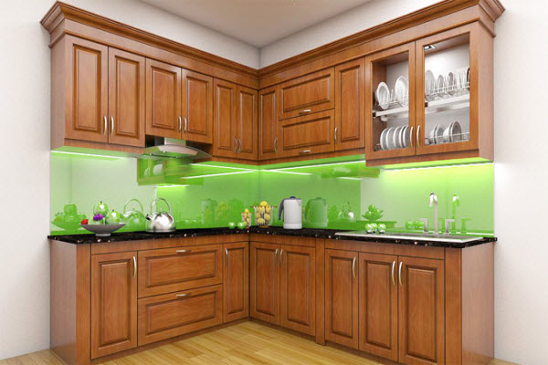 Ảnh của Tủ bếp gỗ xoan đào X20