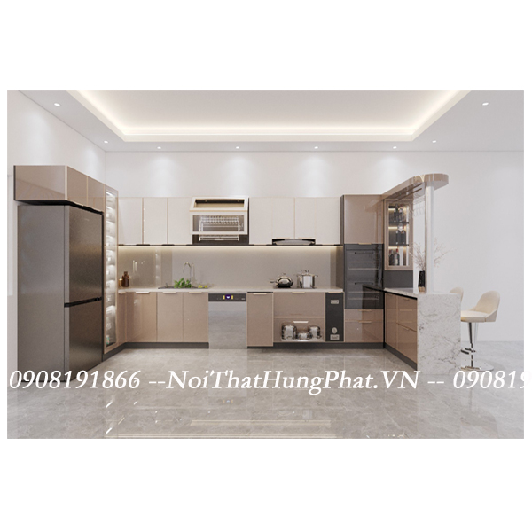 Ảnh của Tủ bếp inox cánh kính 10