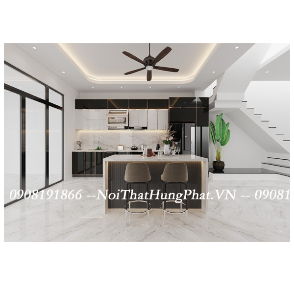 Ảnh của Tủ bếp inox cánh kính 12