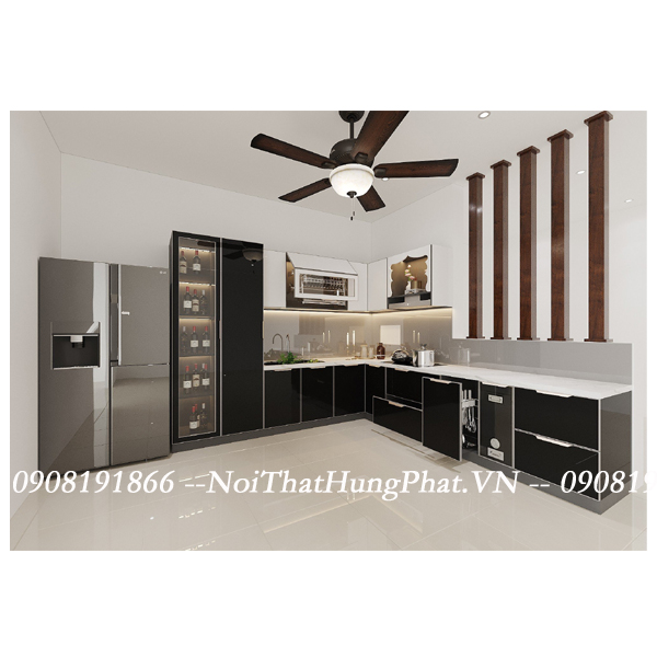 Ảnh của Tủ bếp inox cánh kính 22