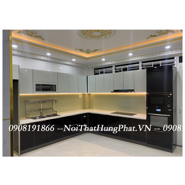 Ảnh của Tủ bếp inox cánh kính 23