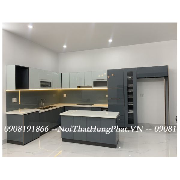 Ảnh của Tủ bếp inox cánh kính 6