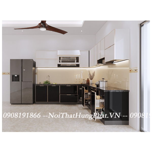 Ảnh của Tủ bếp inox cánh kính 8