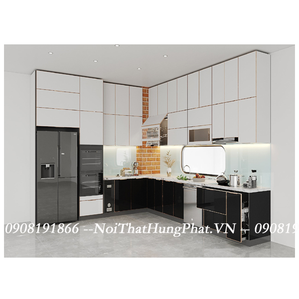 Ảnh của Tủ bếp inox cánh kính 9