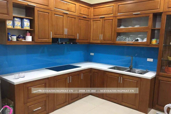 Ảnh của Tủ bếp gỗ xoan đào X10