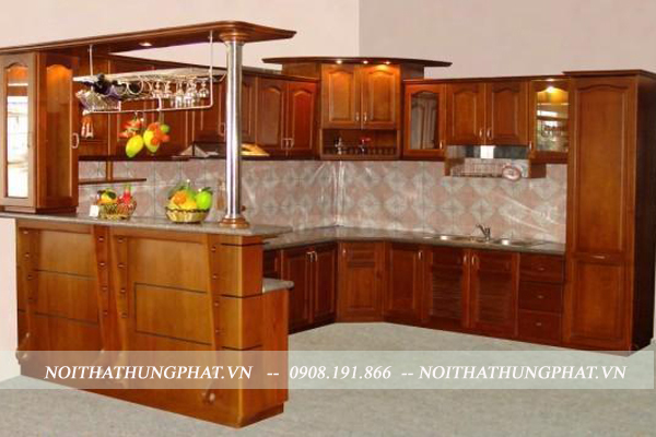 Ảnh của Tủ bếp gỗ xoan đào X5