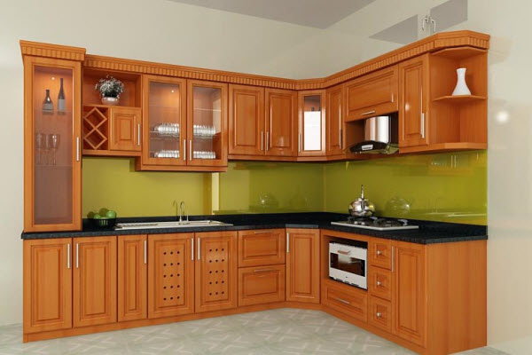 Ảnh của Tủ bếp gỗ xoan đào X31