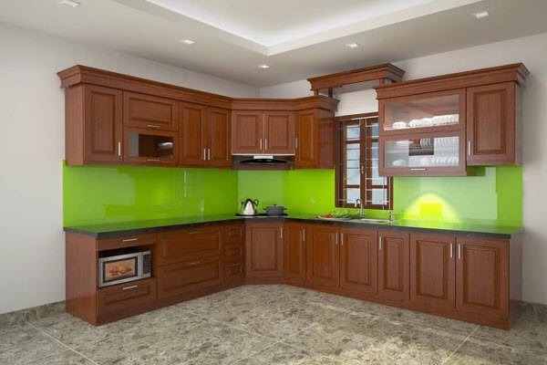 Ảnh của Tủ bếp gỗ xoan đào X29