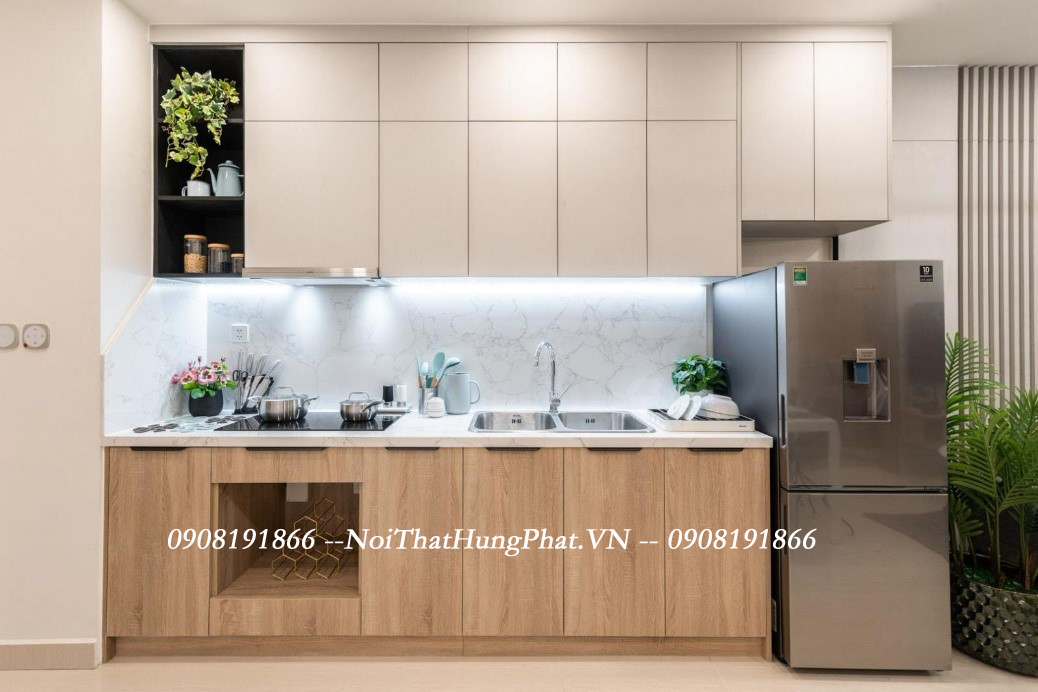 Tủ bếp Melamine