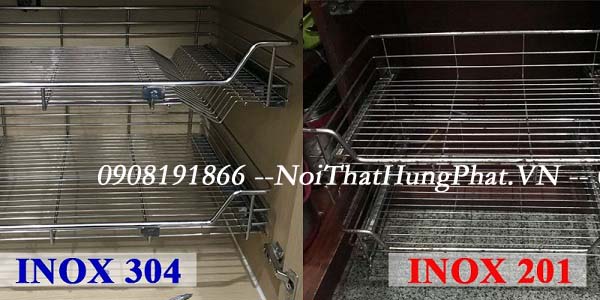 Phân biệt inox 304 và inox 201